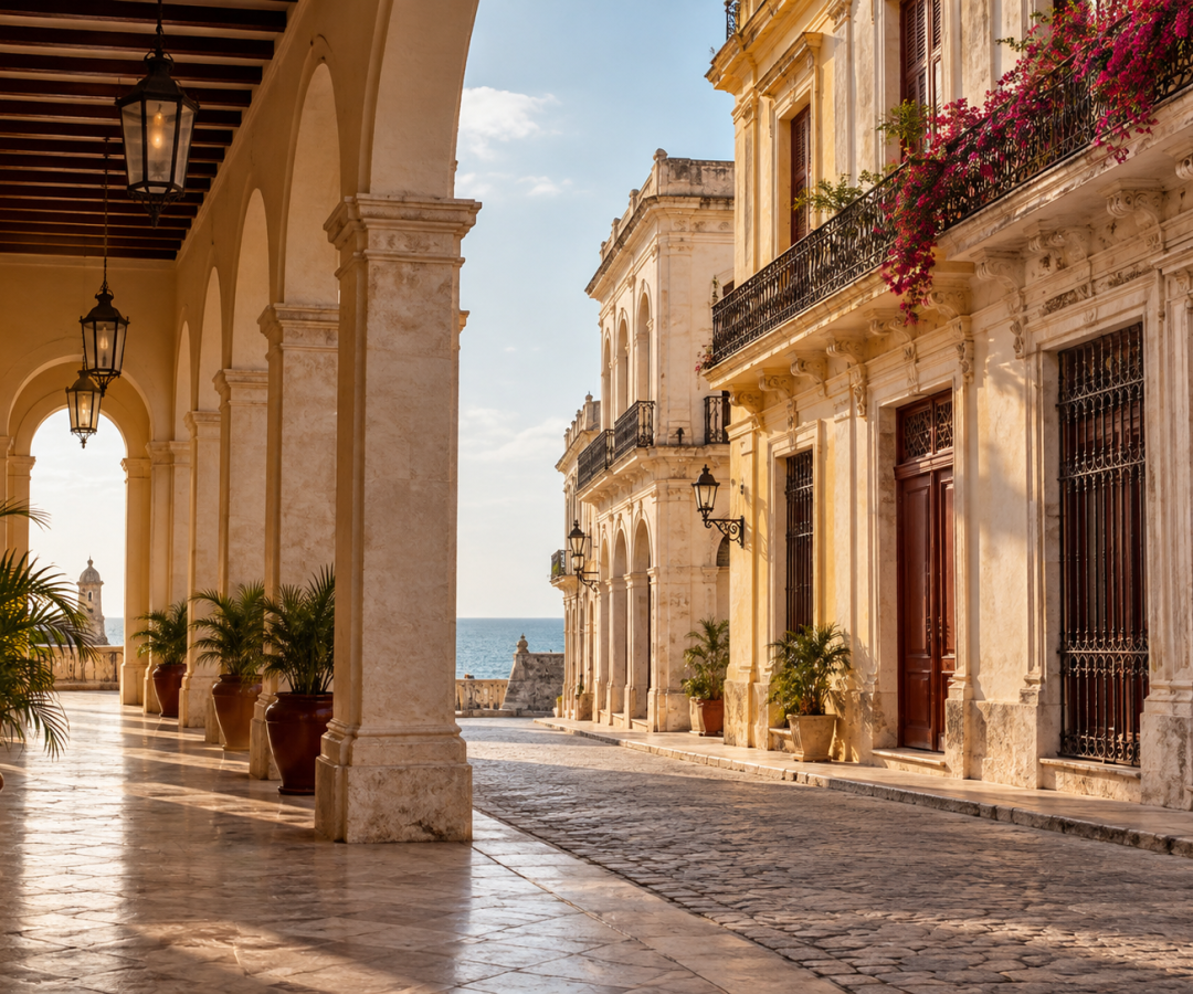 Quiet Havana Colonial Morning